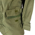 Original italiensk armé olivgrön parka militärjacka bdu överskottsfråga kappa