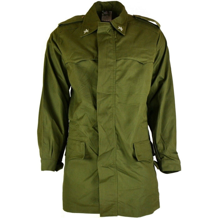 Original italiensk armé olivgrön parkas militärjacka BDU surplus issue coat - GoMilitar