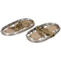 Original italienska armén snöskor militära aluminium ram band vinter
