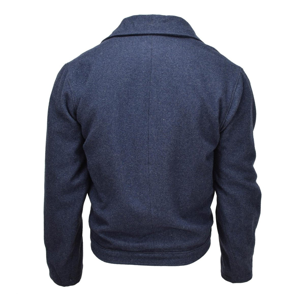 Original italiensk armé vintage ike jacka ullblus klänning jacka enhetlig blå