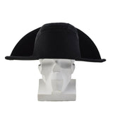 Original italiensk militär Carabienieri Dress Hat Vintage Parade Black