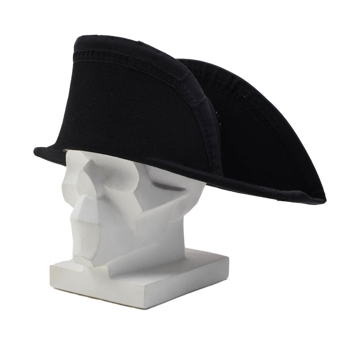 Original italiensk militär Carabienieri Dress Hat Vintage Parade Black