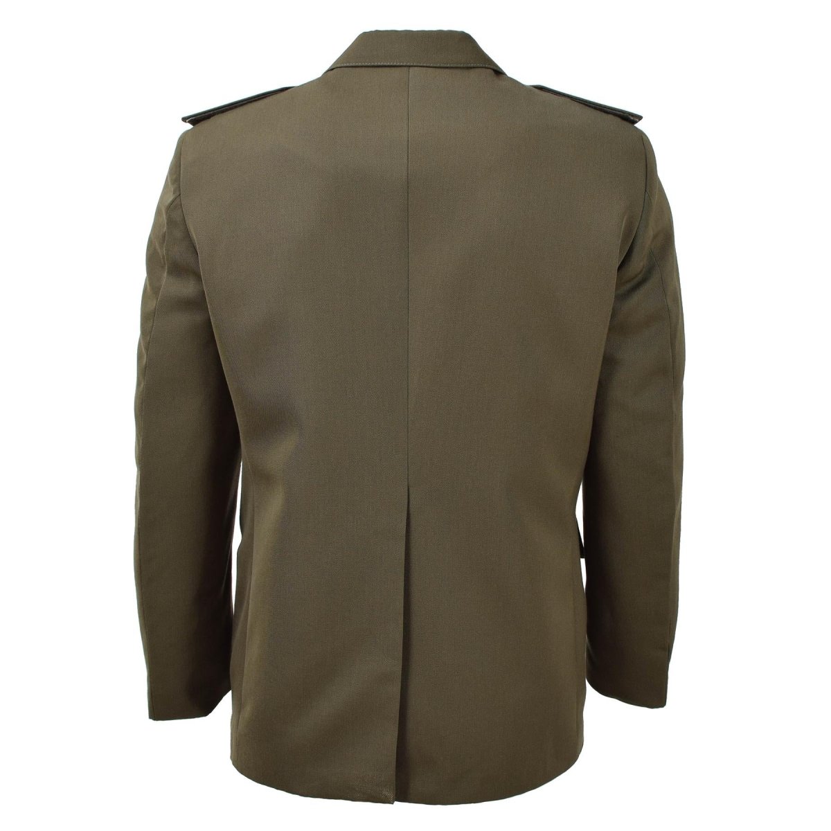 Original italiensk militär formell jacka verde parade klänning vintage brun