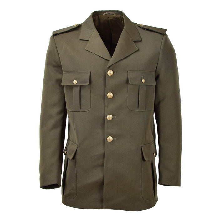 Original italiensk militär jacka VERDE parad klänning vintage Brun - GoMilitar