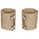 Original italienska militärdamasker Army Boot Benskydd Army Surplus Khaki slitstark canvas skyddande benutrustning