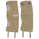 Original italienska militärdamasker Army Boot Benskydd Army Surplus Khaki i slitstark canvas för skydd utomhus och vandringsutrustning