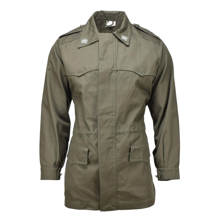 Original italiensk militär parkas avtagbar quiltad fältjacka olivliner NYHET - GoMilitar
