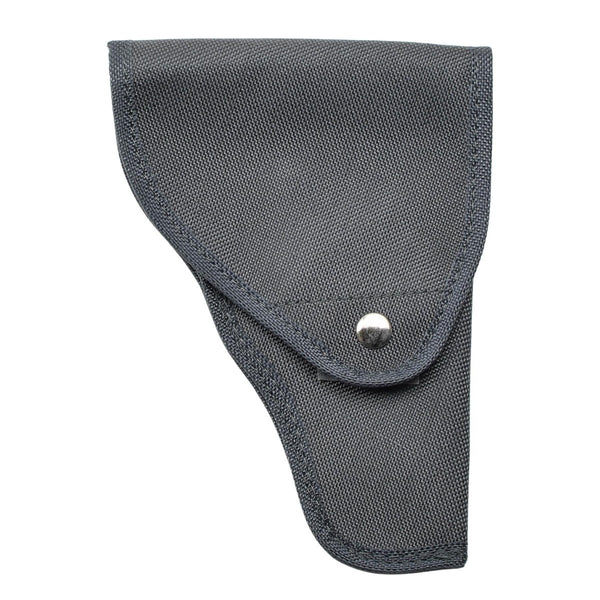 Original Italian Military Pistol Holster Snap Button Closure Polycotton Gray - GoMilitar