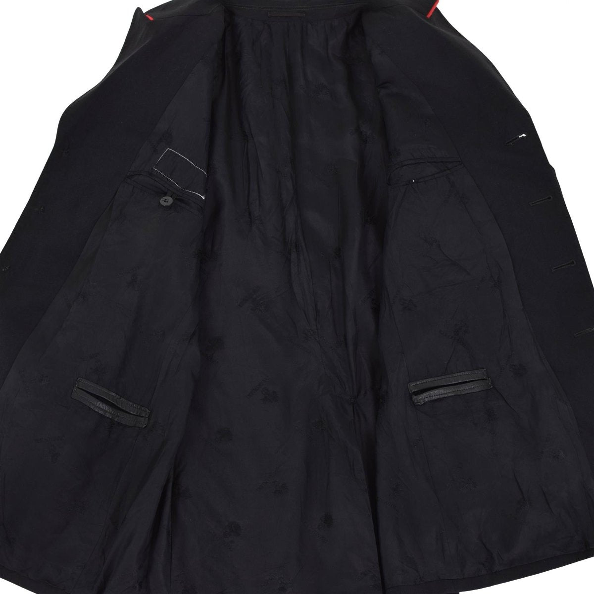 Original italiensk militärpolisjacka officiell officer formell svart uniform