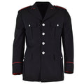 Original italiensk militärpolisjacka officiell officer formell svart uniform