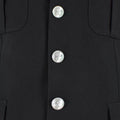 Original italiensk militärpolisjacka officiell officer formell svart uniform