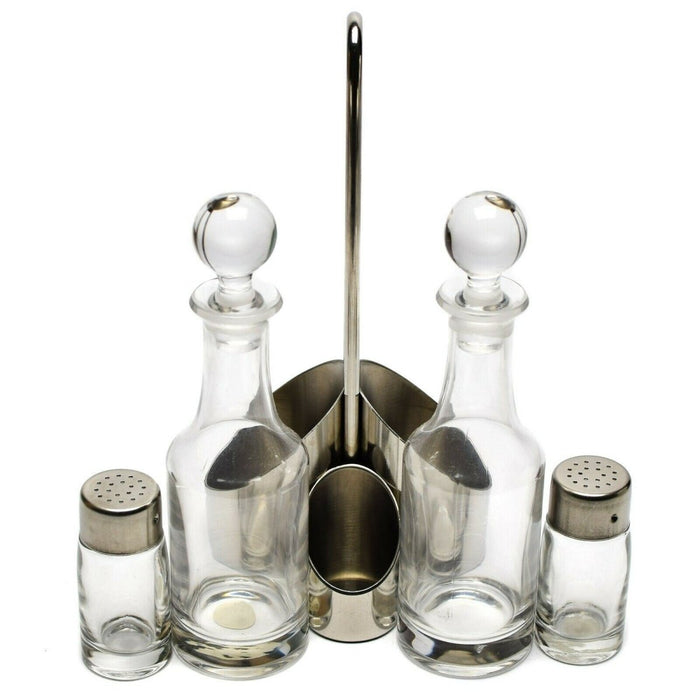Original italiensk militär kryddsättningshållare 2 shakers 2 flaskor porslin - GoMilitar