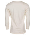 Original italiensk militär smal passform t-shirt andningsbar långärmad vit vit
