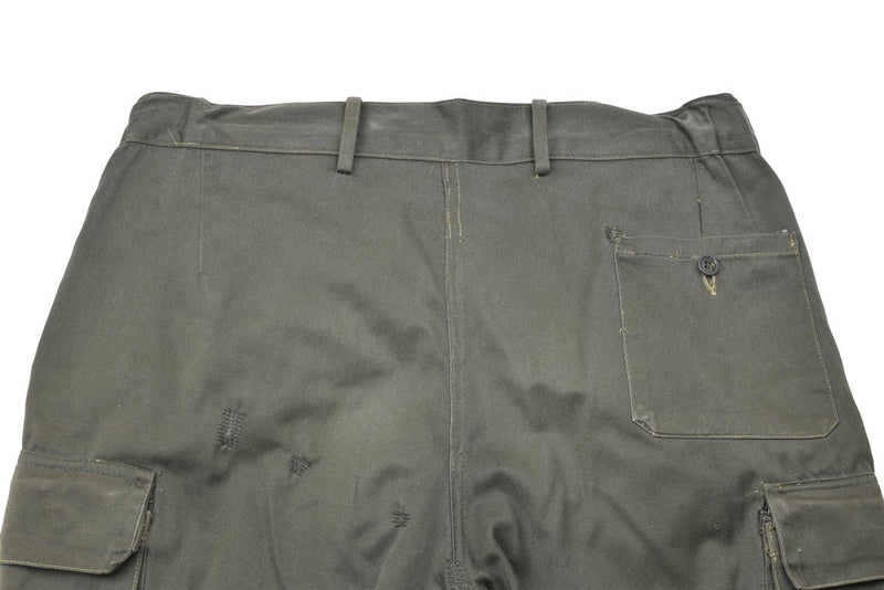 Original Italian military work pants reinforced workwear uniform cargo trousers - GoMilitar