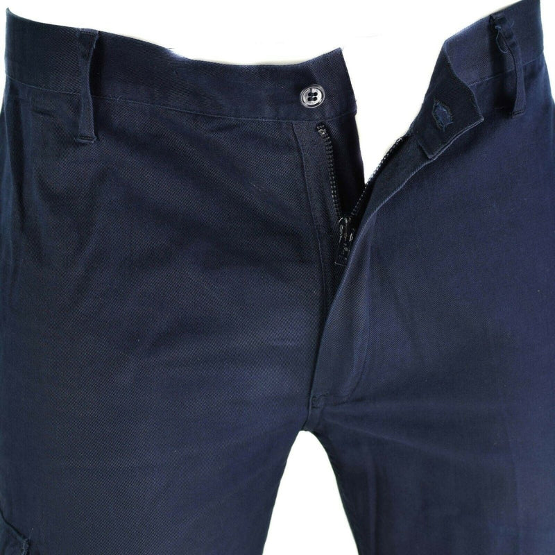 Original italiensk polis carabinieri byxor blå byxor officer brottsbekämpning