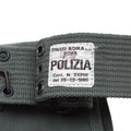 Original italiensk polispistolbälthölster med ammo påse midjesystem nytt