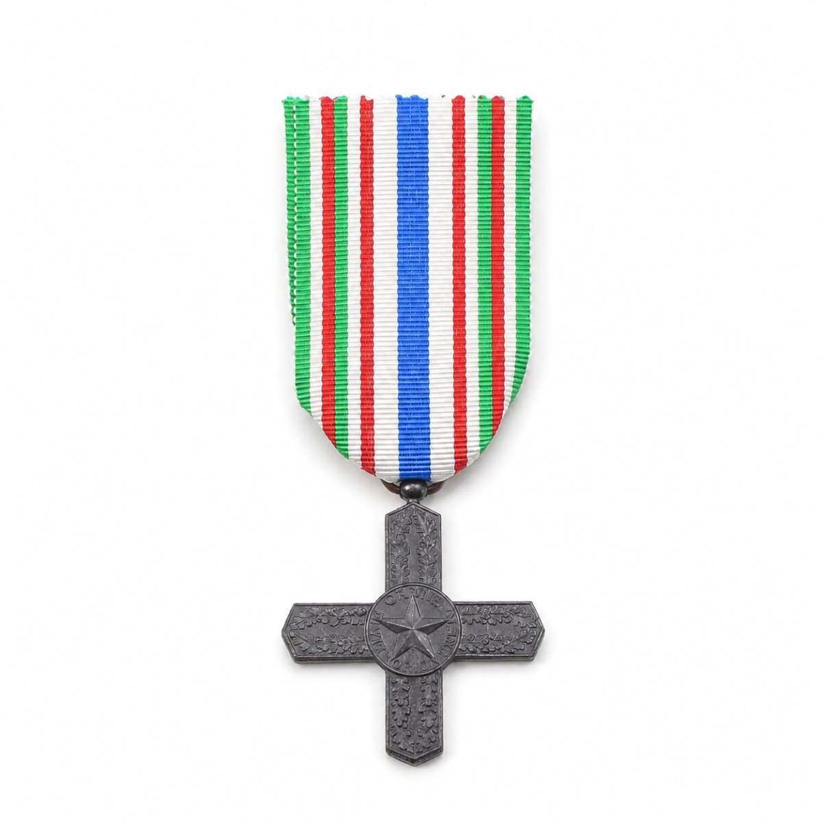 Original italiensk Vitttorio medaljfodral WWI Veteran Commemorative Samlarobjekt
