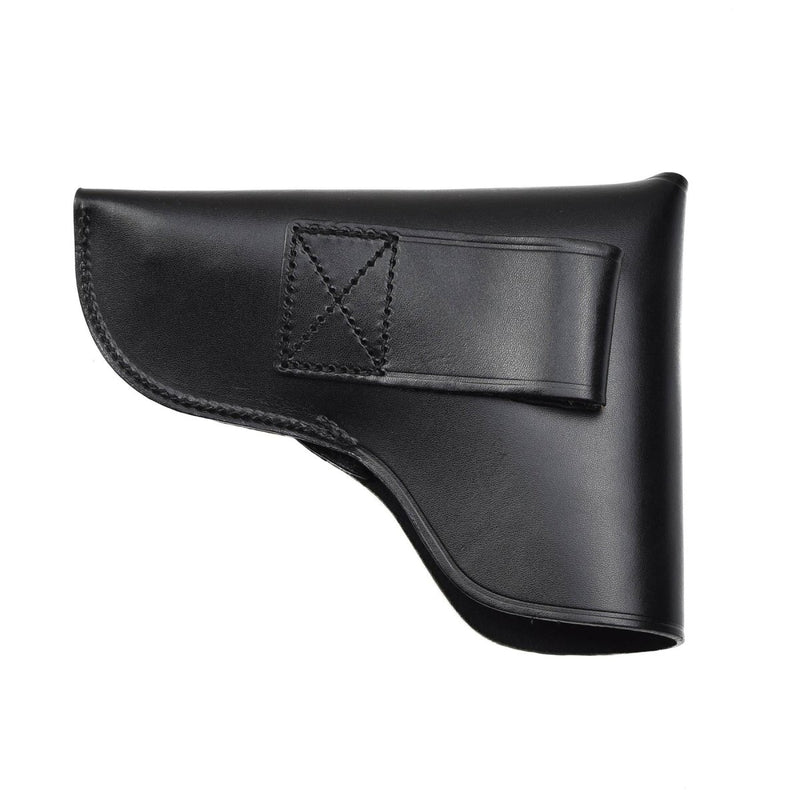 Original Italien Militär Pistol Leather Holster Beretta Carry Gun Holder Black