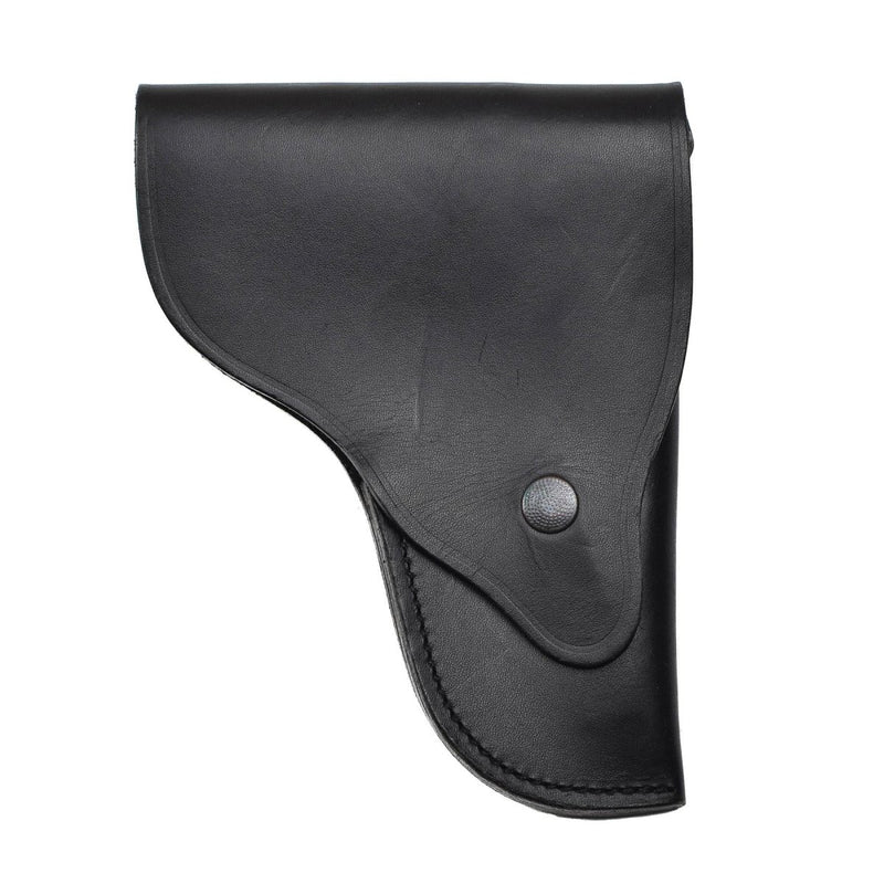 Original Italien Militär Pistol Leather Holster Beretta Carry Gun Holder Black