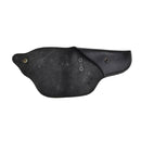 Original Italy military Beretta 92 pistol leather holster in black with snap button closure for secure carry