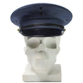 Original koreansk armé officer Visor toppade mössvakt hatt militäröverskott nytt