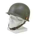 Original militär belgisk stålhjälm M51 Taktisk stridsarmé Inner PVC Olive