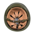 Original militär belgisk stålhjälm M51 Taktisk stridsarmé Inner PVC Olive