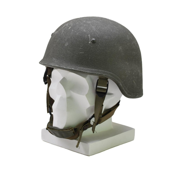 Original Military Italian Helmet Ballistics T.P OD grönt skydd taktisk strid - GoMilitar