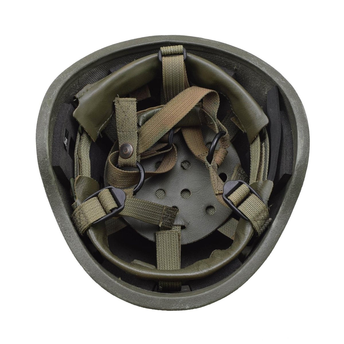 Original militär italiensk hjälmballistik T.P OD Green Cover Tactical Combat