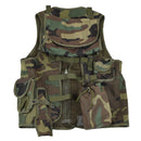 Original Nato tactical vest woodland camouflage multi pockets field army NEW - GoMilitar