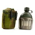 Original Nederländerna Dutch Army Canteen med kopp och täck Alice Clips