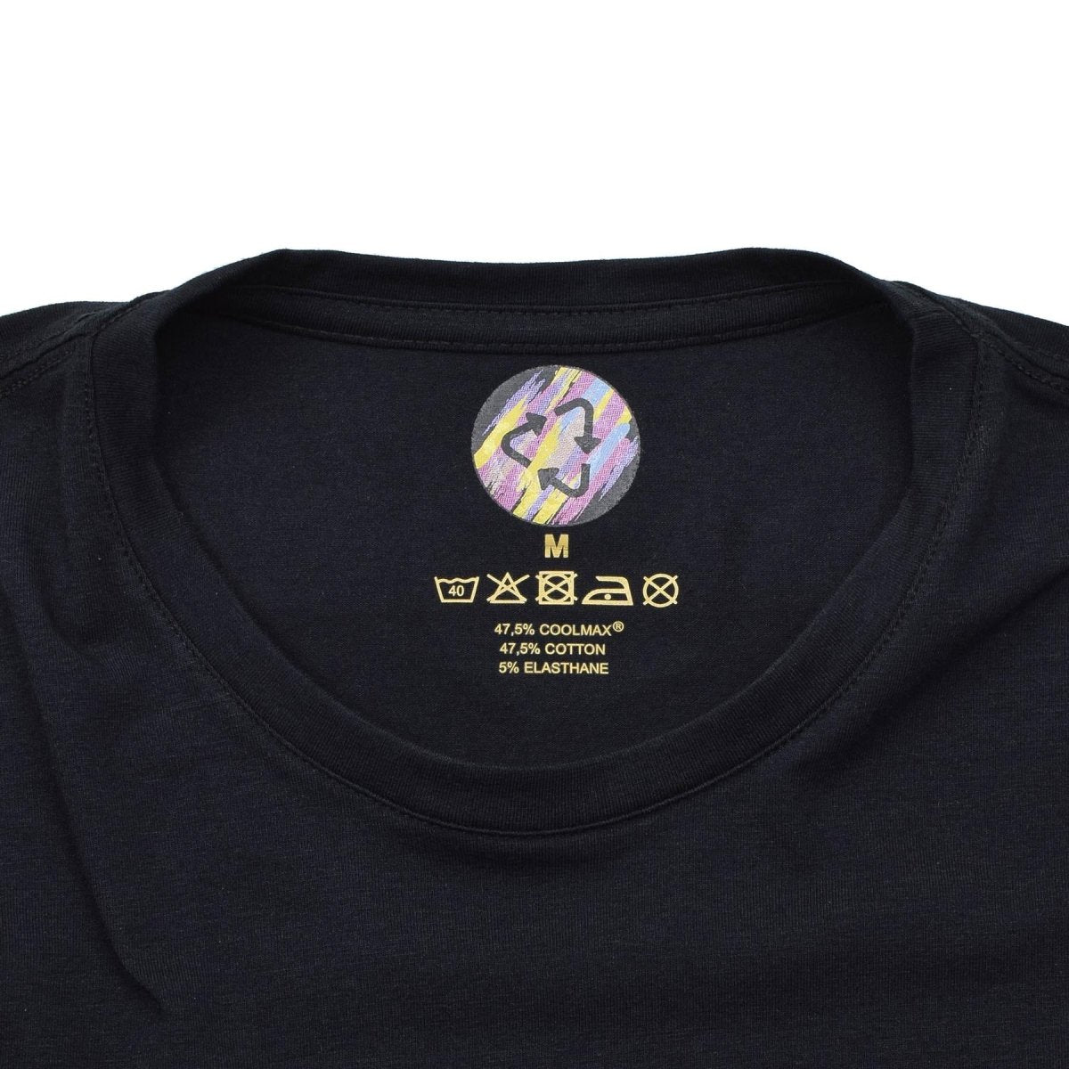 Original Nederländerna Military Black Tactical T-shirts Coolmax Quick Torking Ny