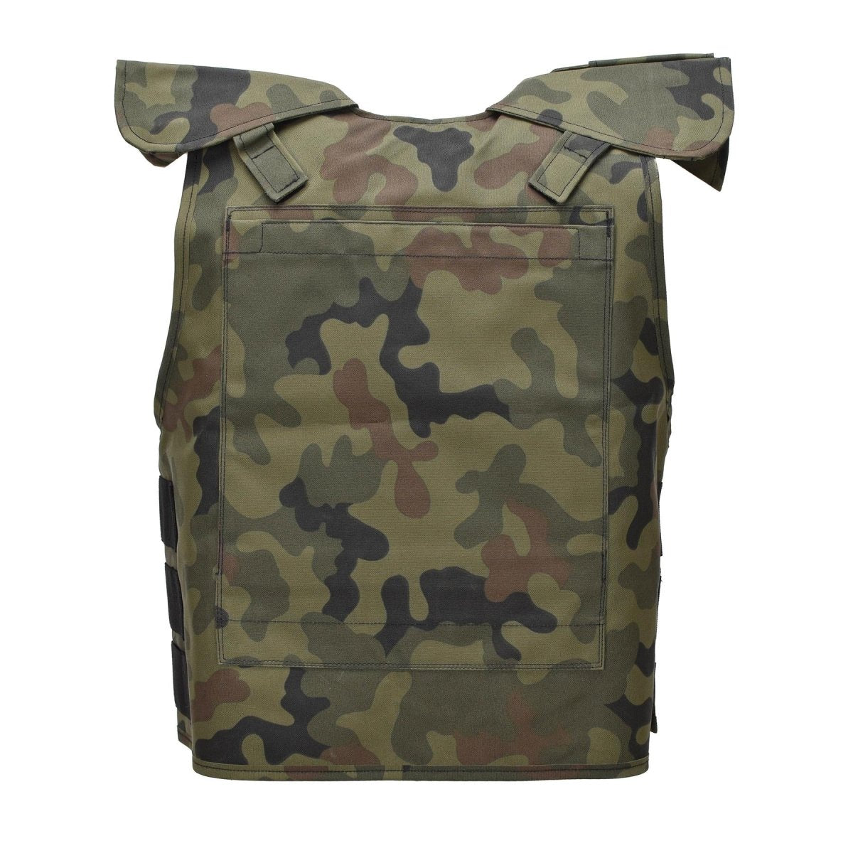 Original polsk militär stridsväst Skottsäker ballistiska polska kronblad Camo