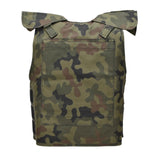 Original polsk militär stridsväst Skottsäker ballistiska polska kronblad Camo