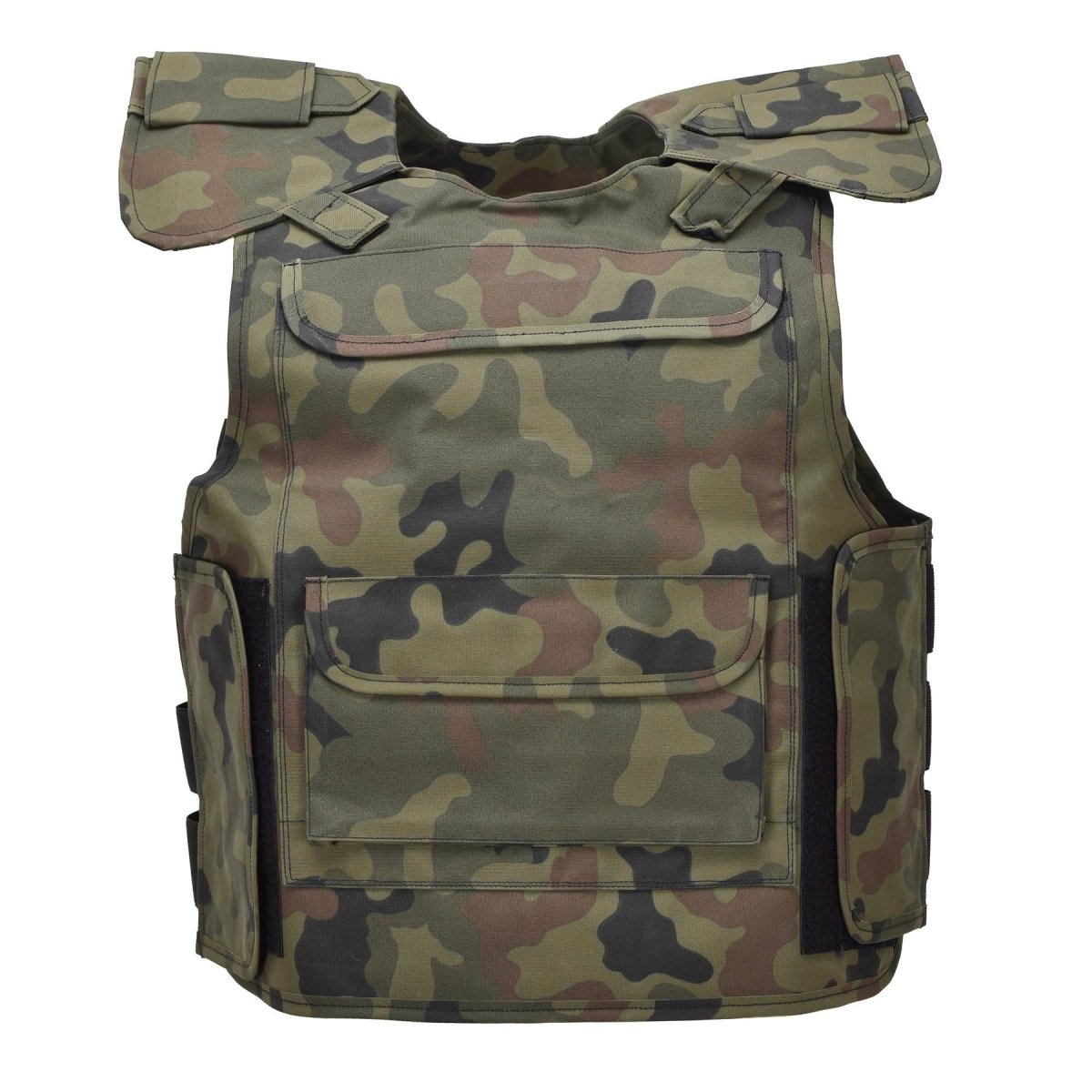 Original polsk militär stridsväst Skottsäker ballistiska polska kronblad Camo