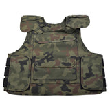 Original polsk militär stridsväst Skottsäker ballistiska polska kronblad Camo