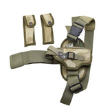 Original polsk Militär Drop Leg Hölster P-83 Wanad Pantera Desert Camo