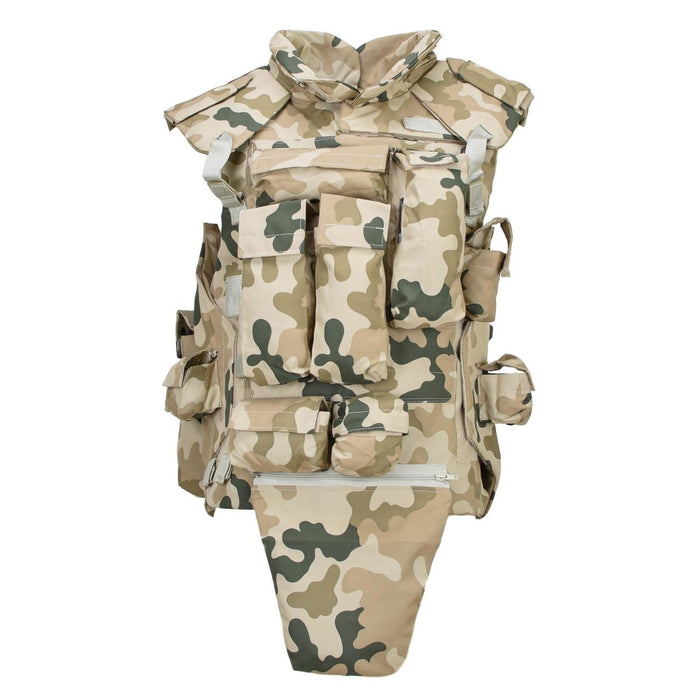 Original polsk militär taktisk väst plåtbärare lätt Desert Camo - GoMilitar