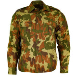 Original Rumänsk Army M90 Combat Shirt Bröstfickor Outdoor Leaf Camo