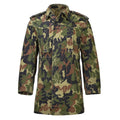Original rumänska militär parka m93 camo blad huva långjacka taktisk ny