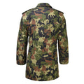 Original rumänska militär parka m93 camo blad huva långjacka taktisk ny