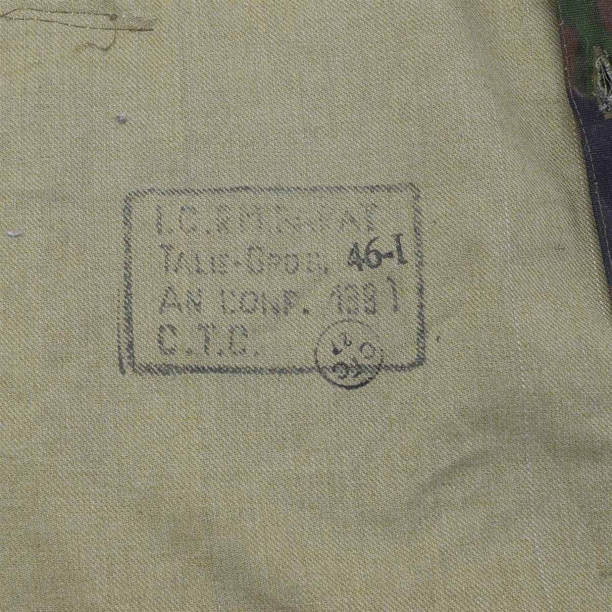 Original rumänska militär parka m93 camo blad huva långjacka taktisk ny