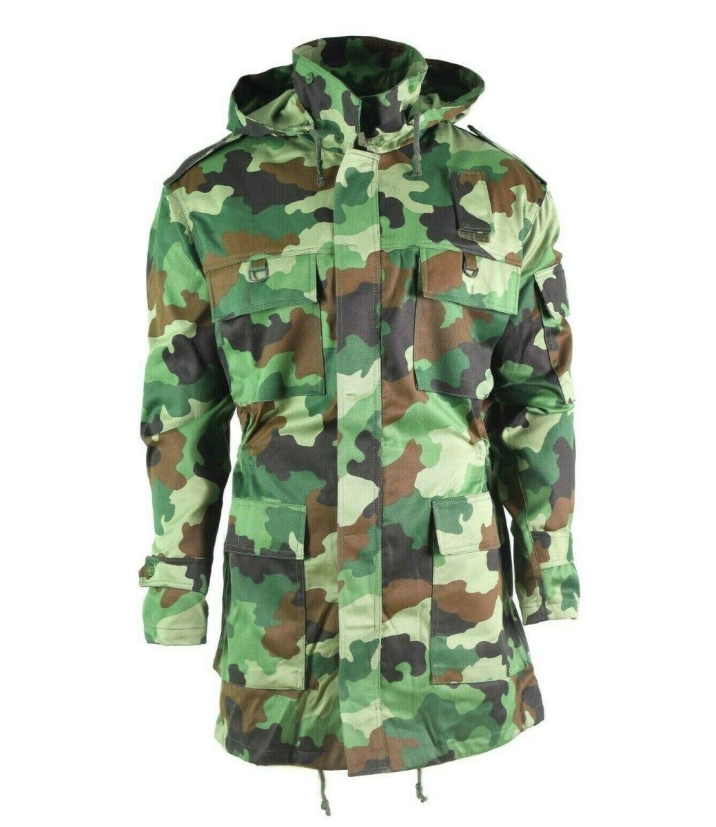 Original Serbian Army Parka Special Forces Troops BDU Jacket med Line New
