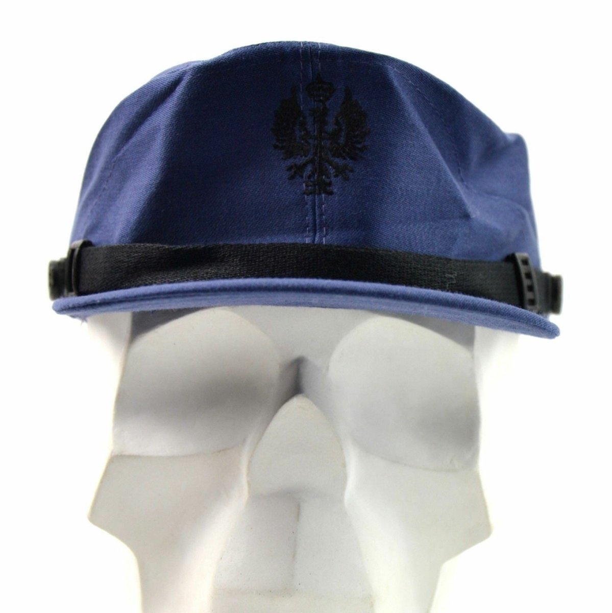 Original Spanien Spanisk militär Visor Cap Army Navy toppade Cap Blue