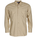 Original spansk militär långärmad arbetströja Lättviktig Khaki i slitstarkt polyesterblandningstyg för taktisk och utomhusutrustning