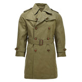 Original spansk militär trenchcoat Gabardine Formal Field Beige