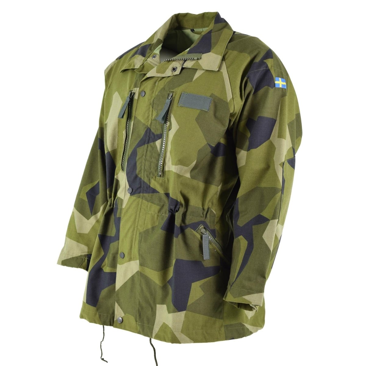 Original Swedish Army Heavy M90 Jacket Splinter Camo Military Field Troops Nya