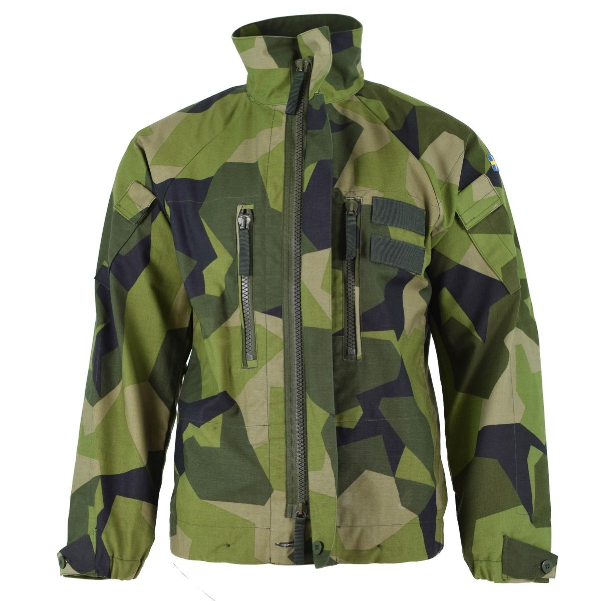 Original Swedish Army M90 Jacket Splinter Camouflage Field Combat Tanker Ny