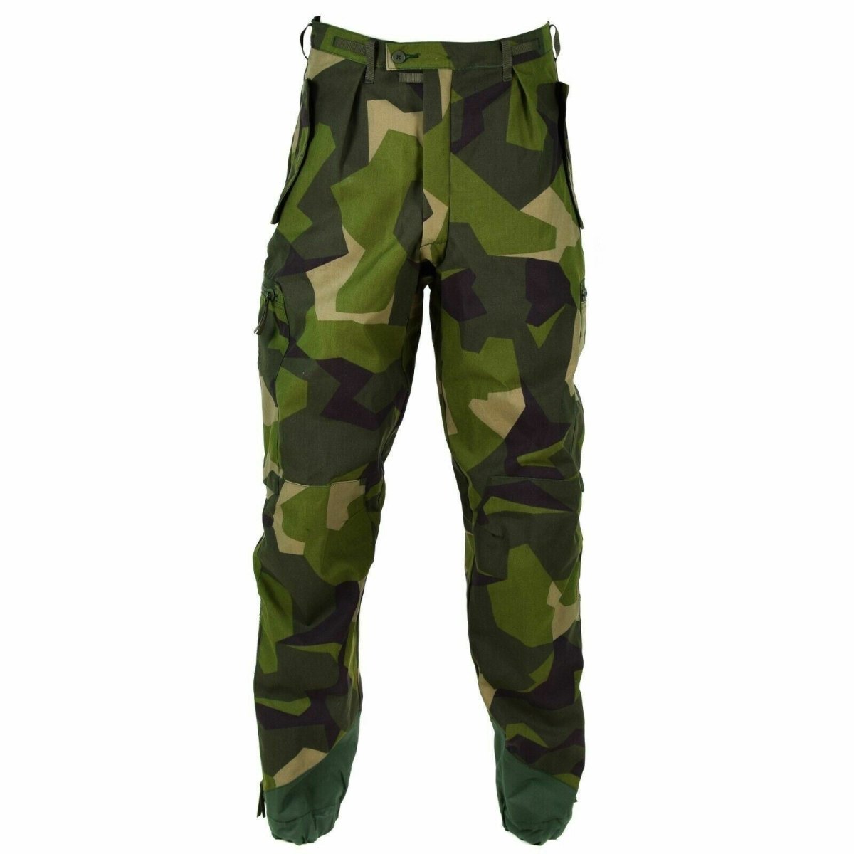 Original Swedish Army M90 Pants Splinter Camouflage Field Combat Trousers New