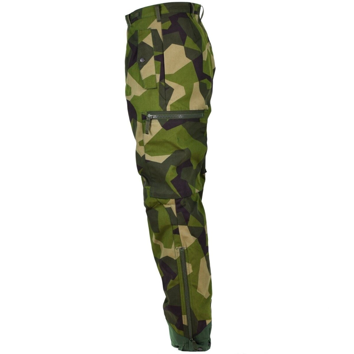 Original Swedish Army M90 Pants Splinter Camouflage Field Combat Trousers New